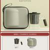 Simple style 1011 new glass tea separation cup household anti-scalding tea cup personal gift