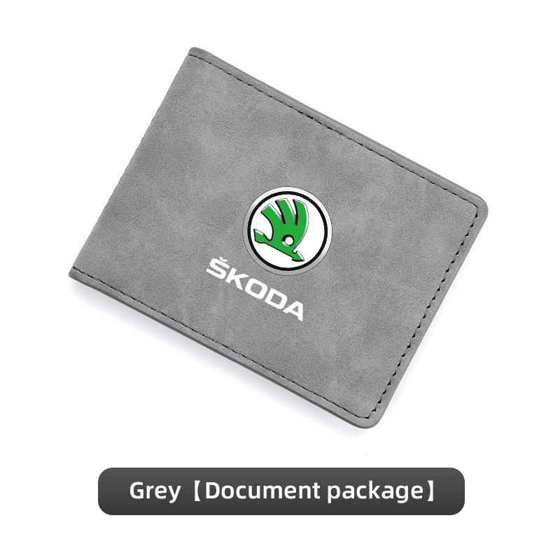 Car driving license card credit card holder For New Skoda Octavia Kodiaq Fabia Superb Karoq Yeti Rapid Mk3 Vrs A4 Car pendant xknz73
