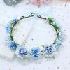Flower Headbands Floral Garlands Crown Hair Wreath Bride Flower Crown Wedding
