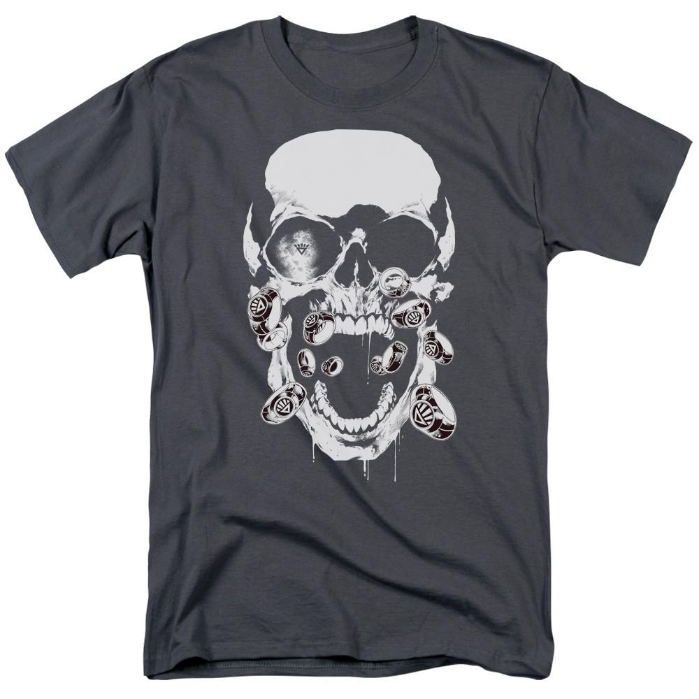 DC Comics - Green Lantern - Black Lantern Skull - Adult Unisex T-Shirt - Gray S разноцветный