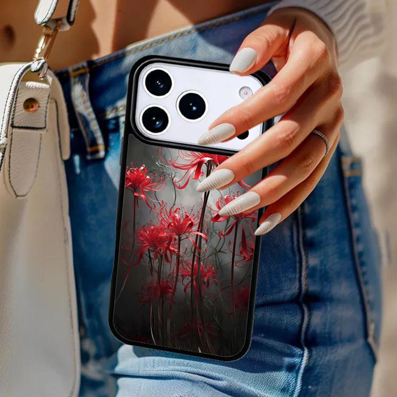 Lycoris radiata flower Phone Case For iPhone 17 Air 14 15 13 12 Max Cover For Apple 16e 11 Pro Max Plus Coque