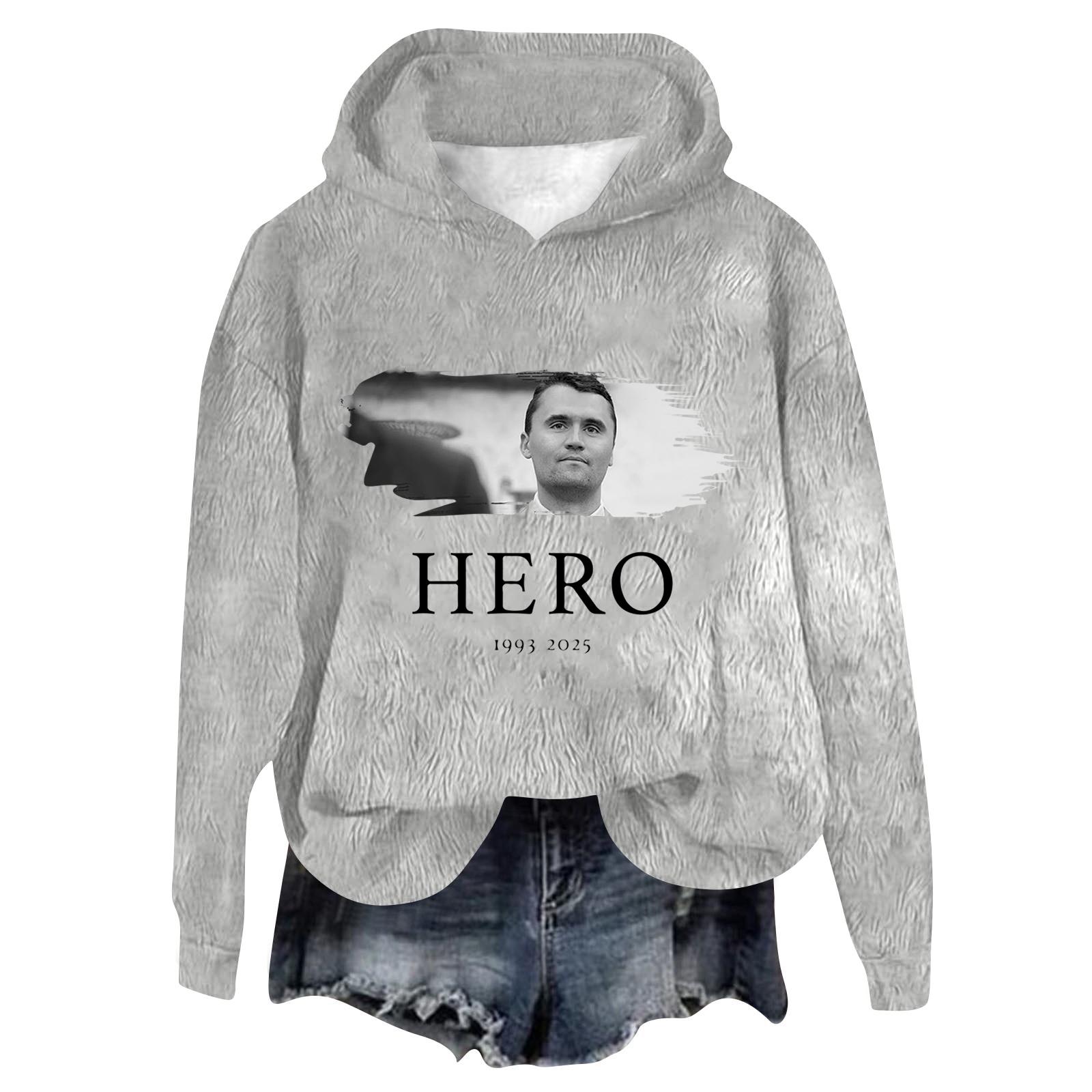 

Женский фланелевый топ с капюшоном и длинным рукавом с принтом, толстовка с капюшоном XXL