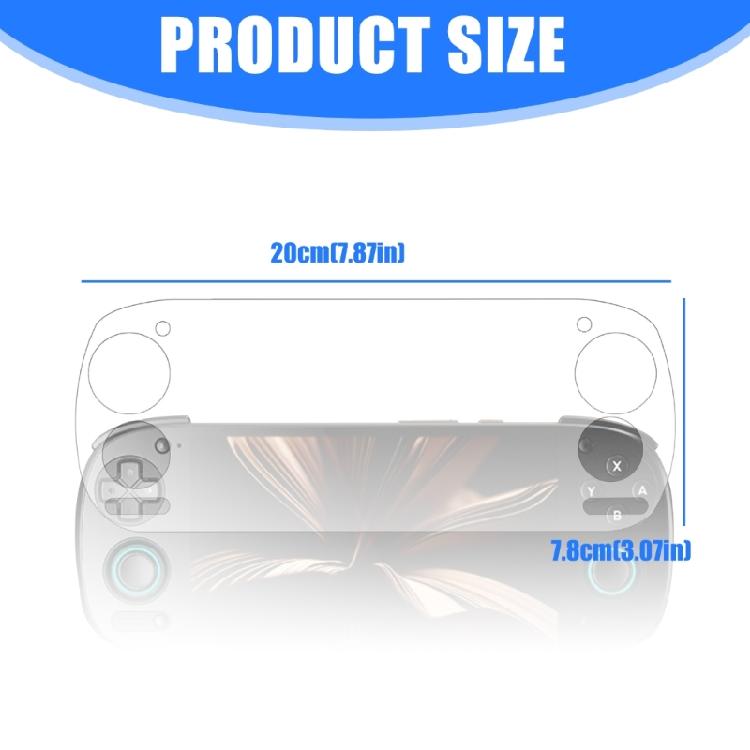 Shatterproof Tempered Film Screen Protector Gamepad Full Screen Film Easy Installation for  5 Game Console