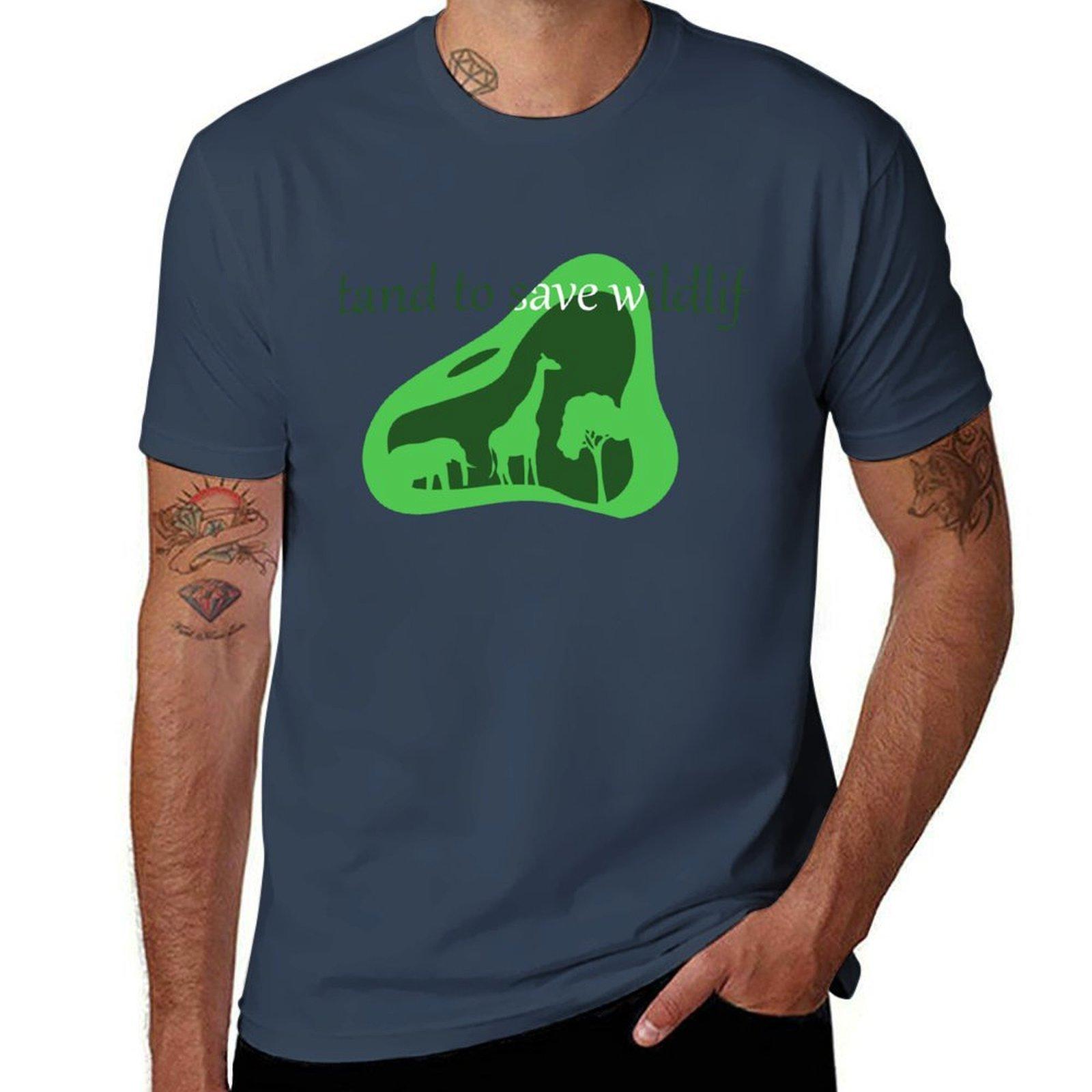 World wildlife day design TShirt Casual Fashion Print Tee Top S