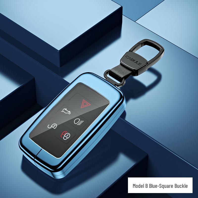 Metal Key Case for Land Rover & Jaguar: Fits Range Rover, Discovery Sport, and XJ Models