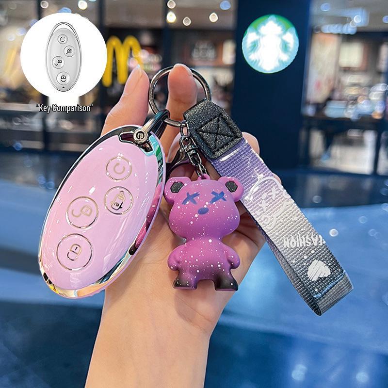 BYD Song Max/Yuan/Qin Pro/EV360/S7 Klasický kryt klíče od auta s přezkou.