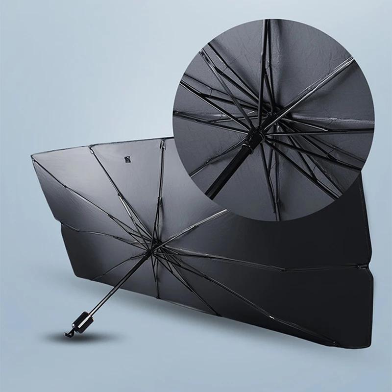 Parasol Protector de coche, Parasol para ventana delantera de coche, cubiertas, Protector solar para coche, accesorios de protección de parabrisas Interior
