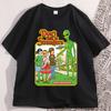 Dont Talk To Strangers TShirt Men Women Funny Alien T Shirt Round Neck Loose Short Sleeve Tshirt Cool Streetwear Clothing