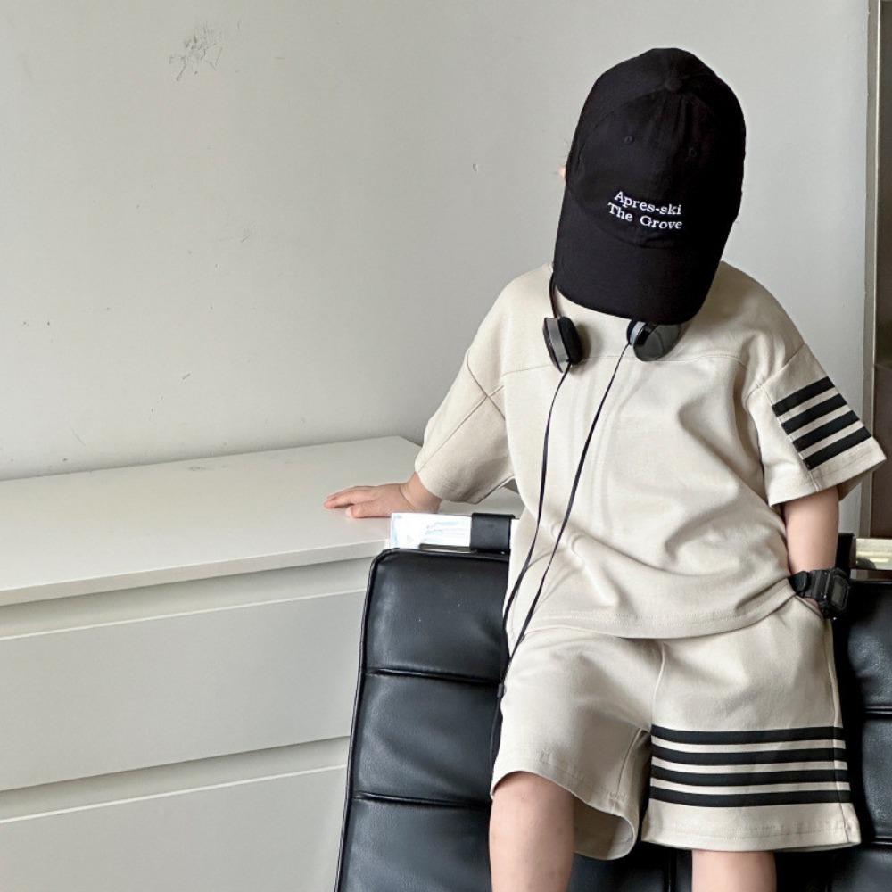 Летний модный спортивный костюм для мальчиков 150