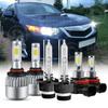 For Acura TSX 2009-2014 Combo HID/LED Headlight Hi/Lo Beam+Fog Light Bulbs Kit