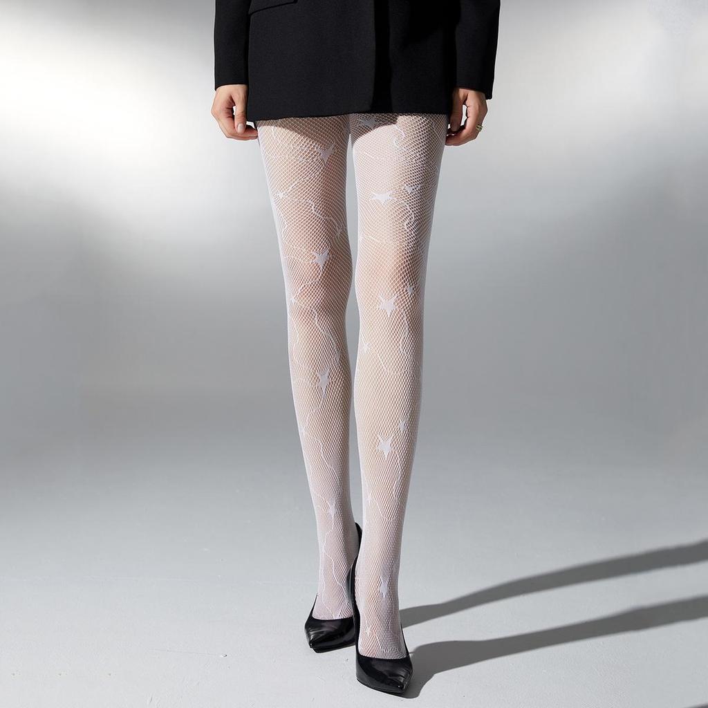 Spring/Summer Lace Blooming Flower Lolita Fishnet Pantyhose 