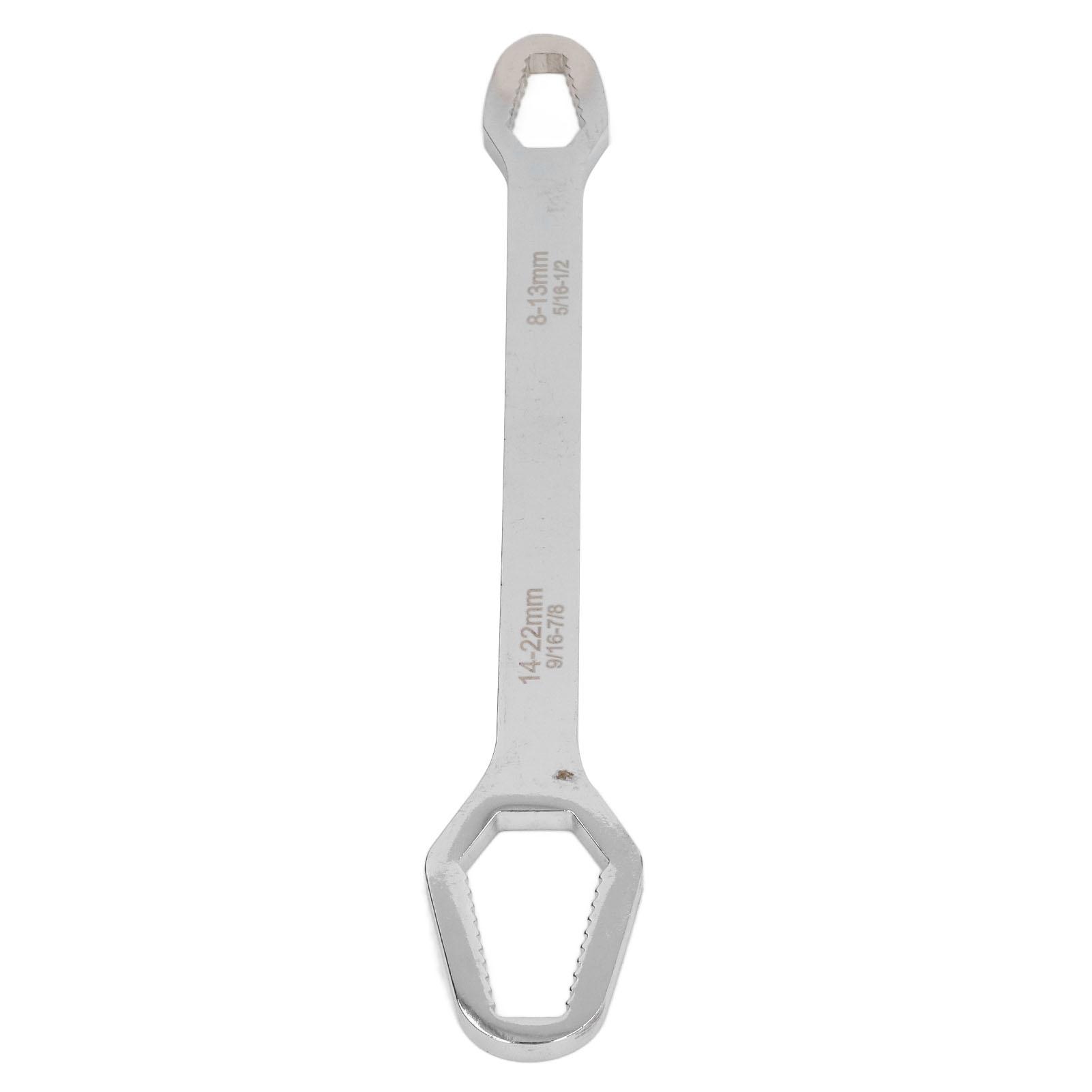 

Двусторонний самозатягивающийся гаечный ключ Многофункциональный регулируемый 8Самозатягивающийся гаечный ключ 22 мм для