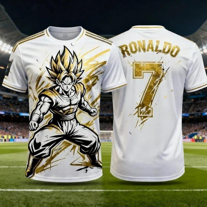 2026 Summer Fashion New Dragon Ball Sun Wukong 3D Printed Fast Drying Breathable Men's Casual Sports