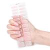 Gel Nail Stickers Full Cover Self Adhesive French Nail Strips Christmas Style Nail Wraps for DIY Manicure Home or Salon