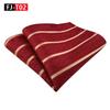 Herren Gestreiftes Polyester Seide Business Einstecktuch