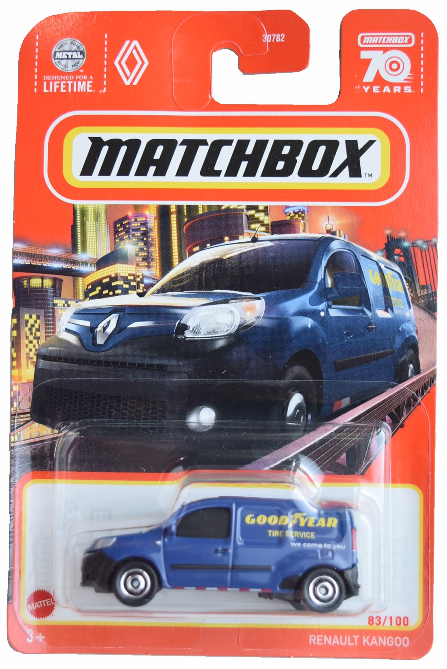 

Спичечный коробок Renault Kangoo Blue 83/100 синий