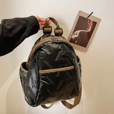 New Fashion Light Luxury Casual Simple Versatile Large Capacity Cotton Clothes Women's Backpack