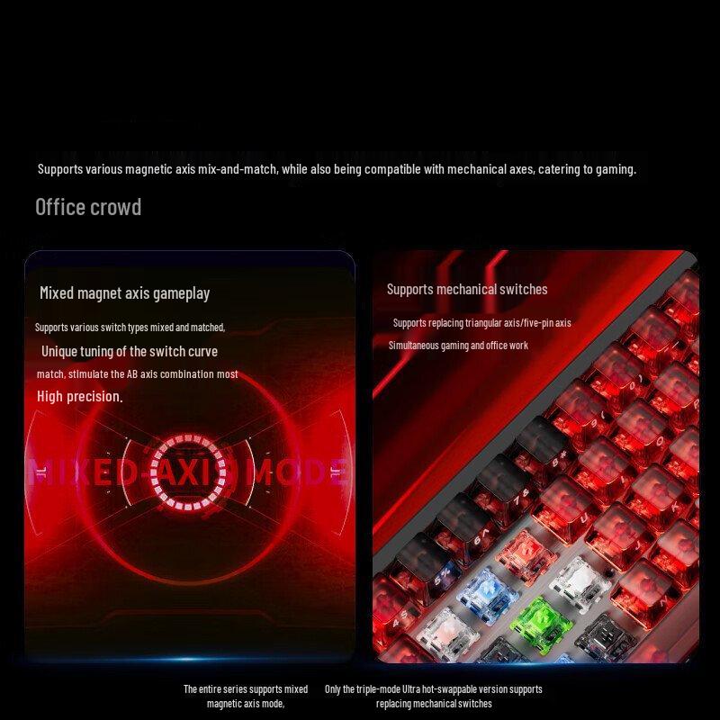 Qisha Zap 68 Pro Tri-Mode Gaming Magnetic Keyboard