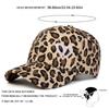 Baseball Print Leopard Stitching Embroidered Love Neutral Gender Women  Men For Caps Spring Autumn Outdoor Adjustable Casual Hats Sunscreen Hat