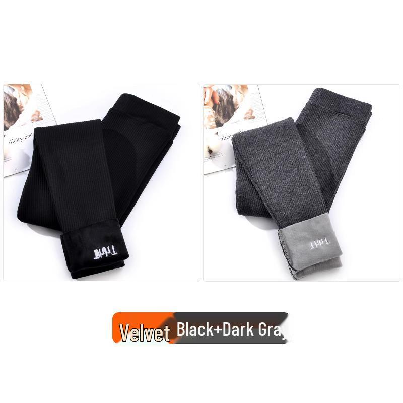 Damen Vertikale Streifen Matt Schlankmachende Leggings - Große Größen (200 Jin) Frühling/Sommer Gerippte Slim Fit Basisschicht Hose