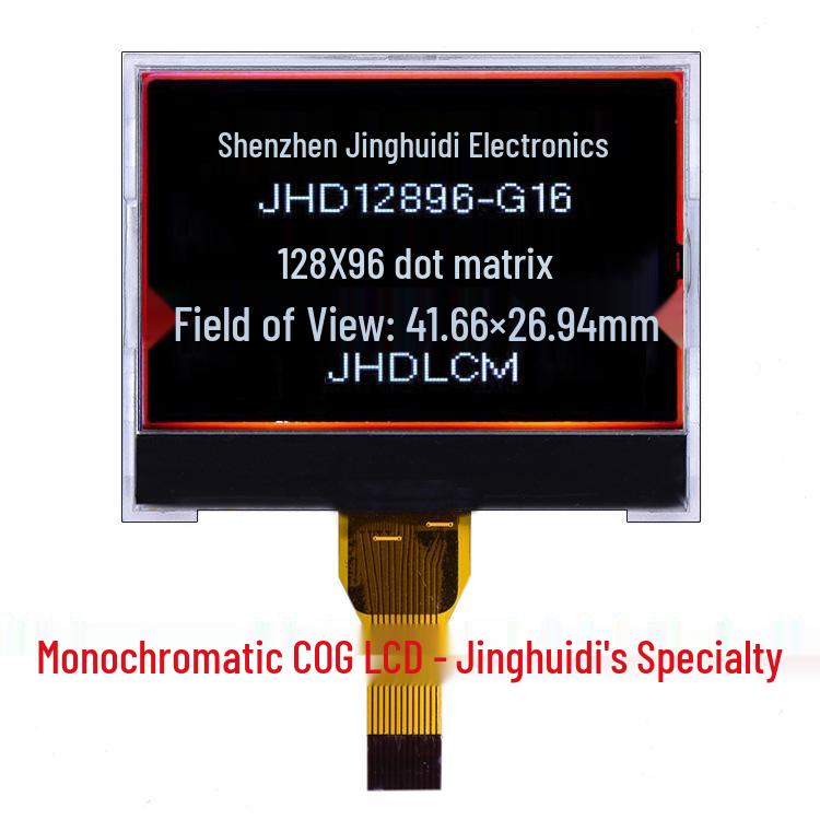 1.8-Inch 12896LCM LCD Display Module with Real COG LCD Technology