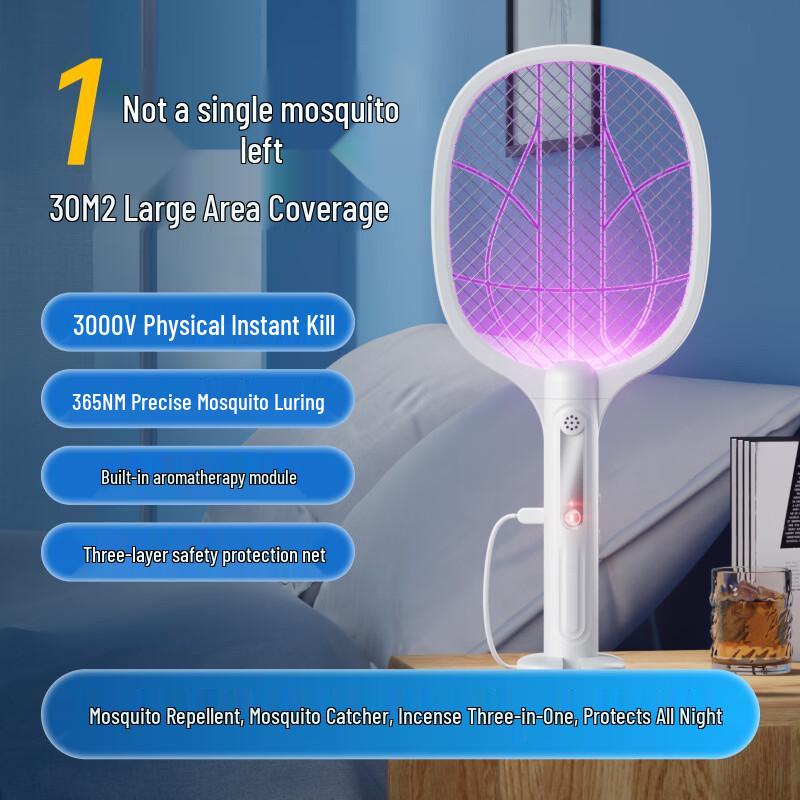 LISM 3-in-1 Wall-Mounted Mosquito Swatter & Aroma Diffuser