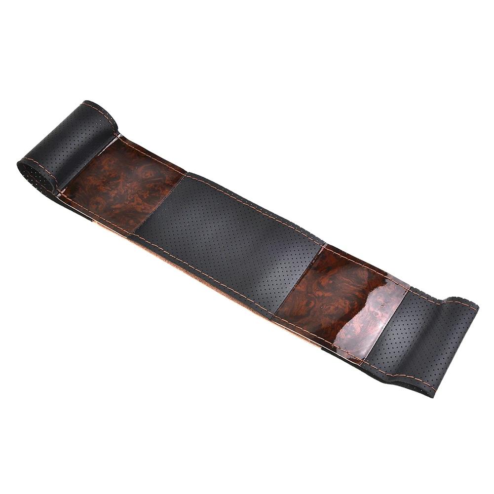1set Steering Wheel Cover Steering wheel cover Replacement Truck Kit Leather With Needles And Thread Accessory