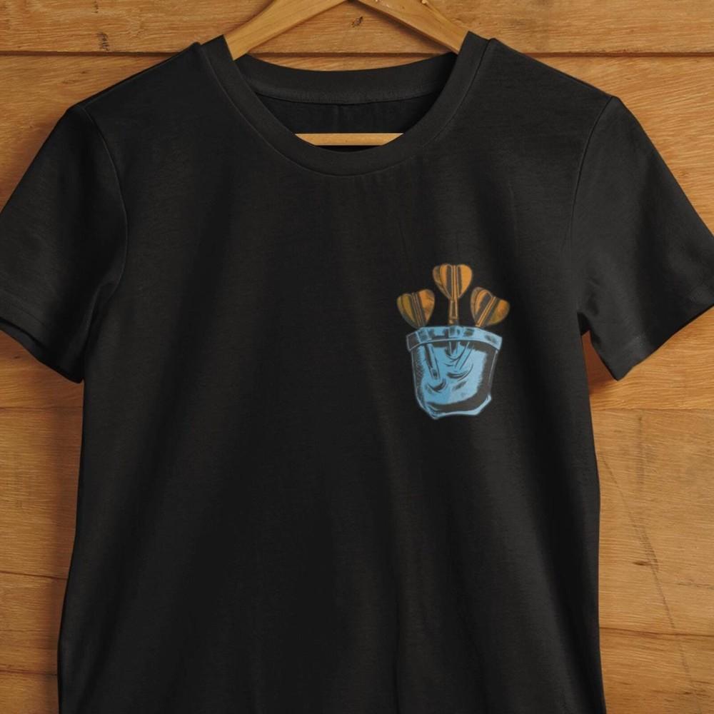 26 T-Shirt Men Dart funny Dart file Graphic Gift Dart Player Shirr Cotton Funny Unisex T-Shirt XXL