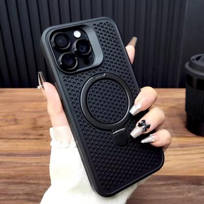 Husă de lux cu eliberare de căldură pentru iPhone 17 16 15 14 13 12 Pro Max Plus 16Pro iPhone16 pentru Magsafe Mag Safe Huse suport pentru încărcare wireless