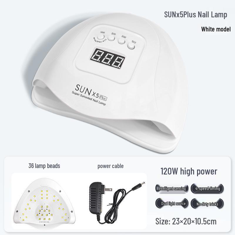 Quick-Dry Induction Nail Lamp: Salon-Grade Phototherapy Machine for Gel Polish—No Darkening of Hands