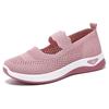 Summer Breathable Mesh Canvas Shoes Women's Slip-on Casual Loafers Non-slip Soft Sole Walking Sneakers