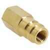 For R134a Bottle Adapter with 14 Inch SAE Connection Brass Construction for Reliable and Tight Air Conditioning Coupling
