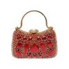 Hand-held Bag - Exquisite Dinner Bag - French-style Diamond-studded Handbag - Women's Bag