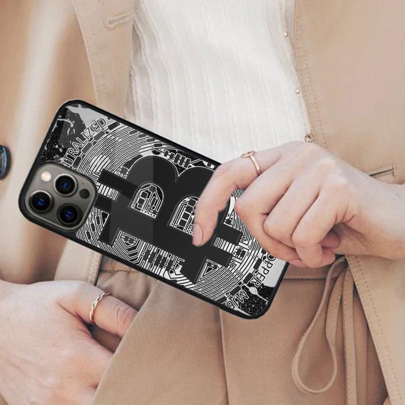 

Design Crypto BTC and Bitcoin Magnetic Phone Case For APPLE iPhone 17 Air 16 14 13 12 Pro Max 15 Plus Charge MagSafe Cover iPhone 14