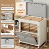 Large Capacity Storage Cabinet Toy Clothing Storage Box&Bins Movable Wheels Multi-Functional Flip-top Organizing Box