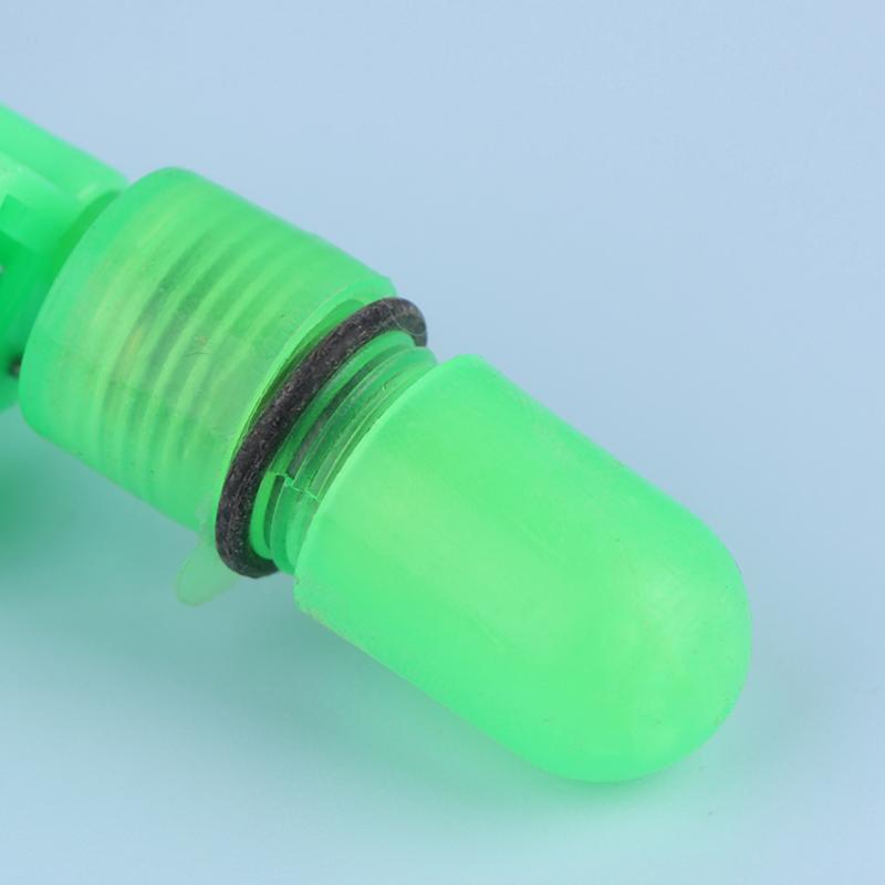 10Pcs Fishing Rod Tip Clips Plastic Fishing Bells Clips Night Fishing Fish Bite Bait Alarm Indicator Light With Dual Alert Bells