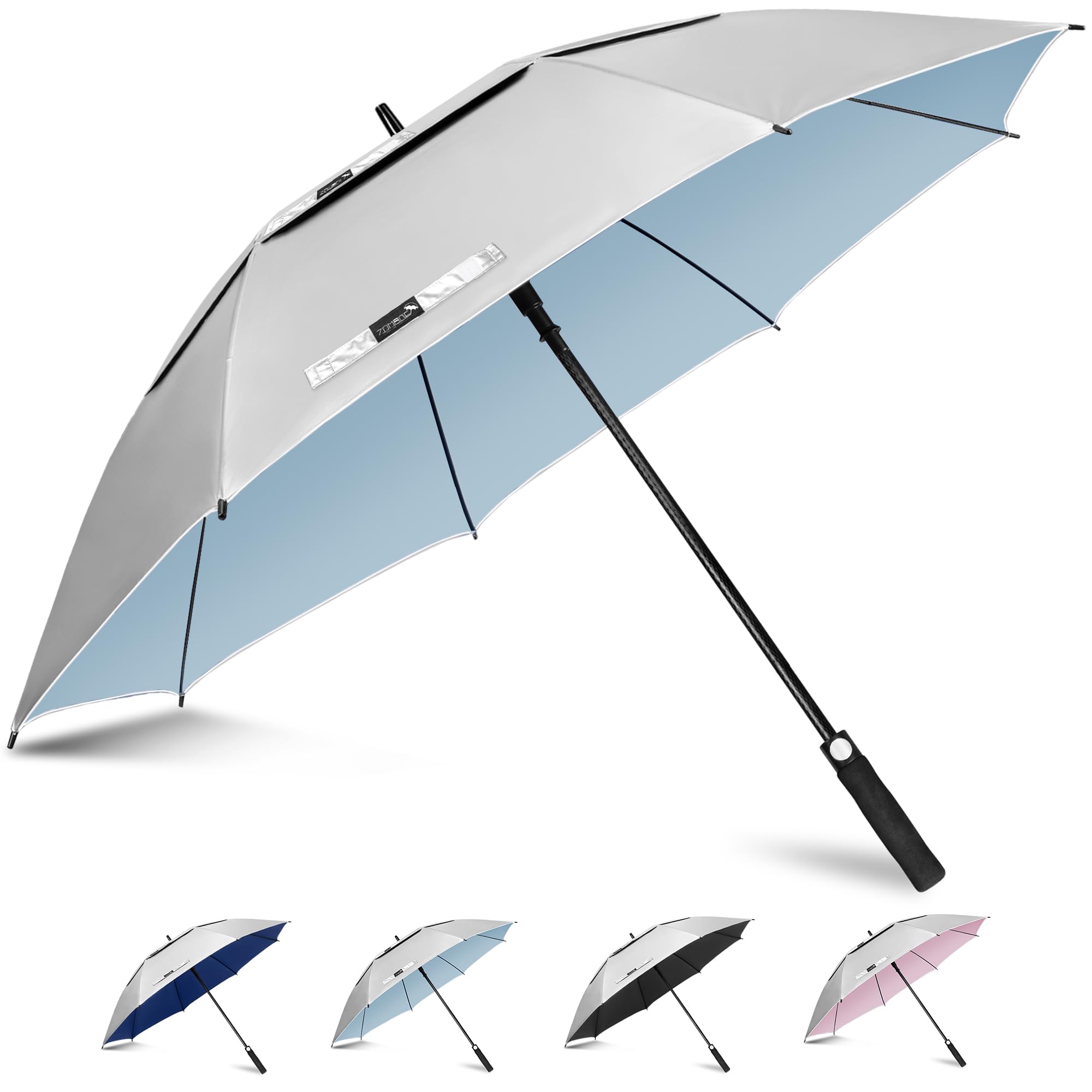 

ZOMAKE Golf 8 Double Super Water защищает от сильного дождя и прочный чехол для хранения часов как для солнца, так и для дождя Зонт, зонт, спицы,