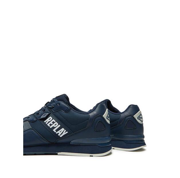 Men's REPLAY Adrien Game 4 Lace-up Sneakers Gms1d.000.c0055t Navy