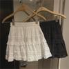 Women's French-Style High Waist Puffy White A-Line Skirt - New Summer Small Size Ballet Skirt