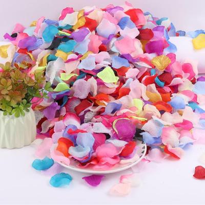 Loose Packed Non-Woven Fabric Rose Petals for Wedding and Proposal Decor