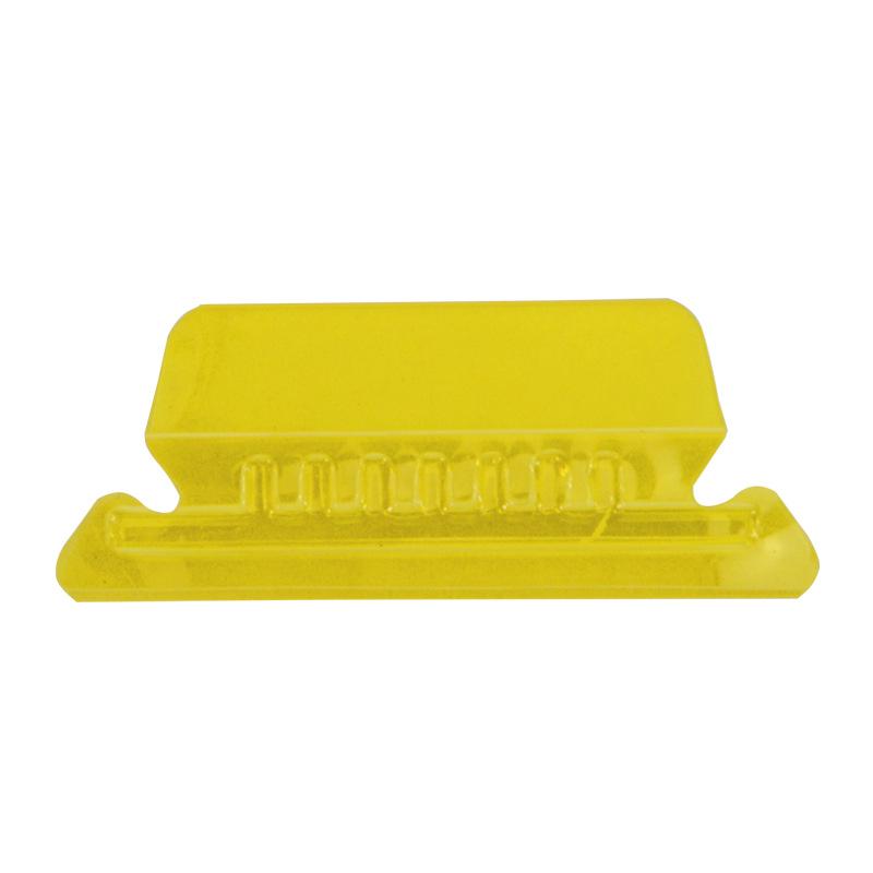A4 Transparent Plastic Hanging File Folder with Clip Fastener