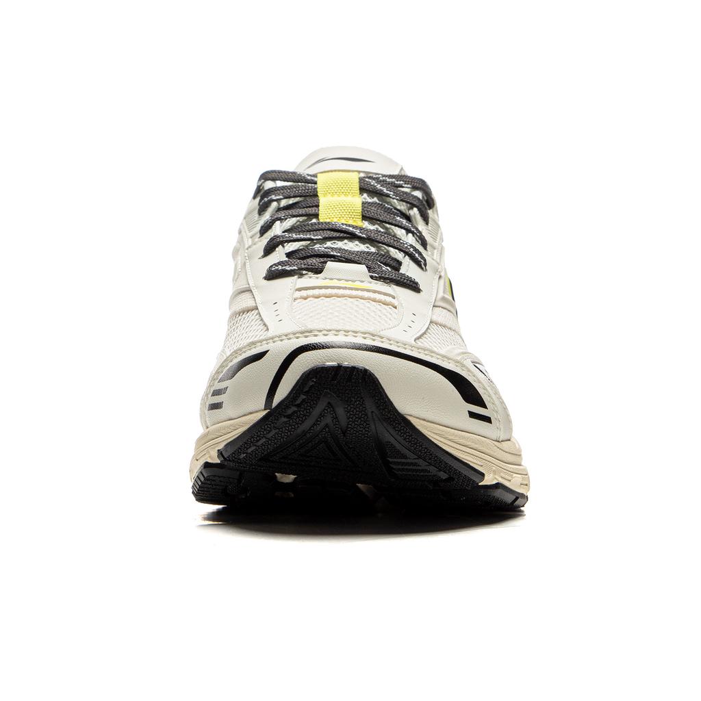 New LiNing Cushioning, Slip Resistant, Abrasion Resistant, Rebound Low Top Casual Running Shoes Men's Ecru ARXV001-3