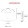 Umbrella Extra Large Ten Bone Large Double Umbrella Triple Large Folding Sunshade Umbrella Men's and Women's Business Umbrella T