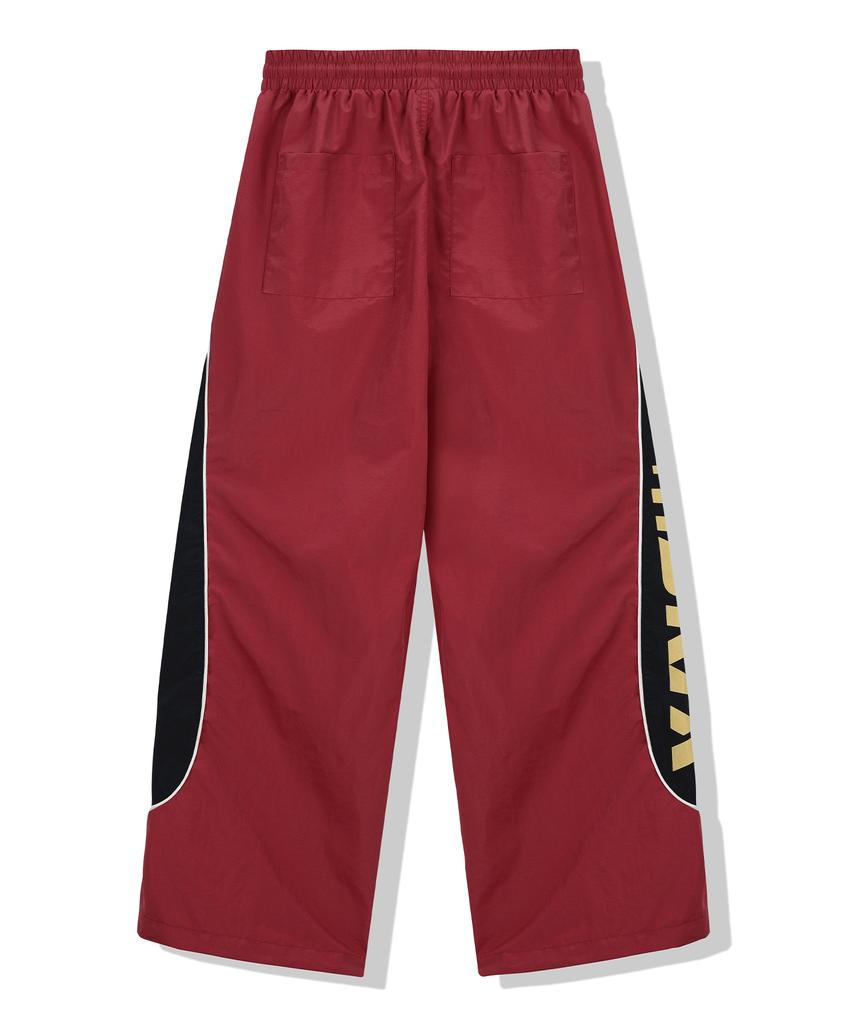 DRIX Color Block Piping Racing Pants_Red