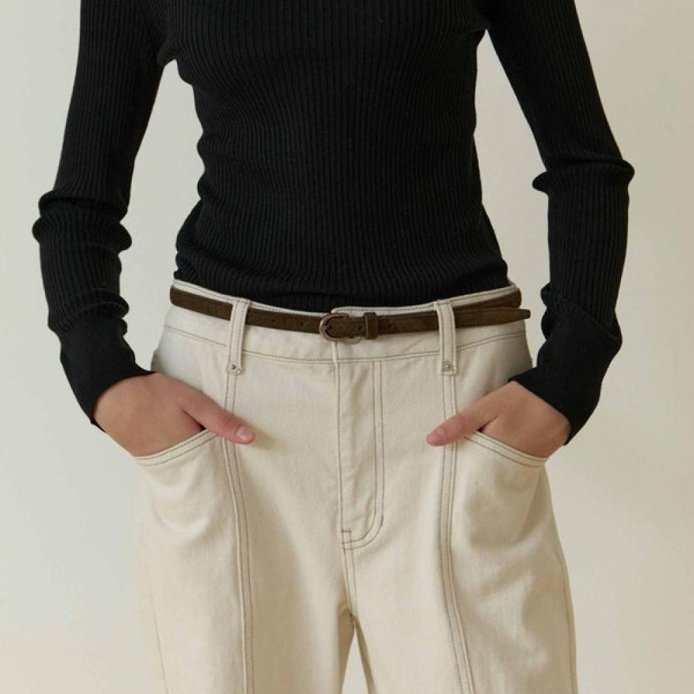 On On Suede Slim Belt Nex5xt004 BLACK/FREE_00