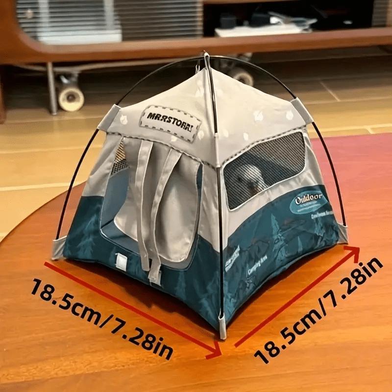 Miniature Dollhouse Camping Tent Playset, Perfect for Displaying in Dollhouses, Great Decorative Props for Christmas, Halloween