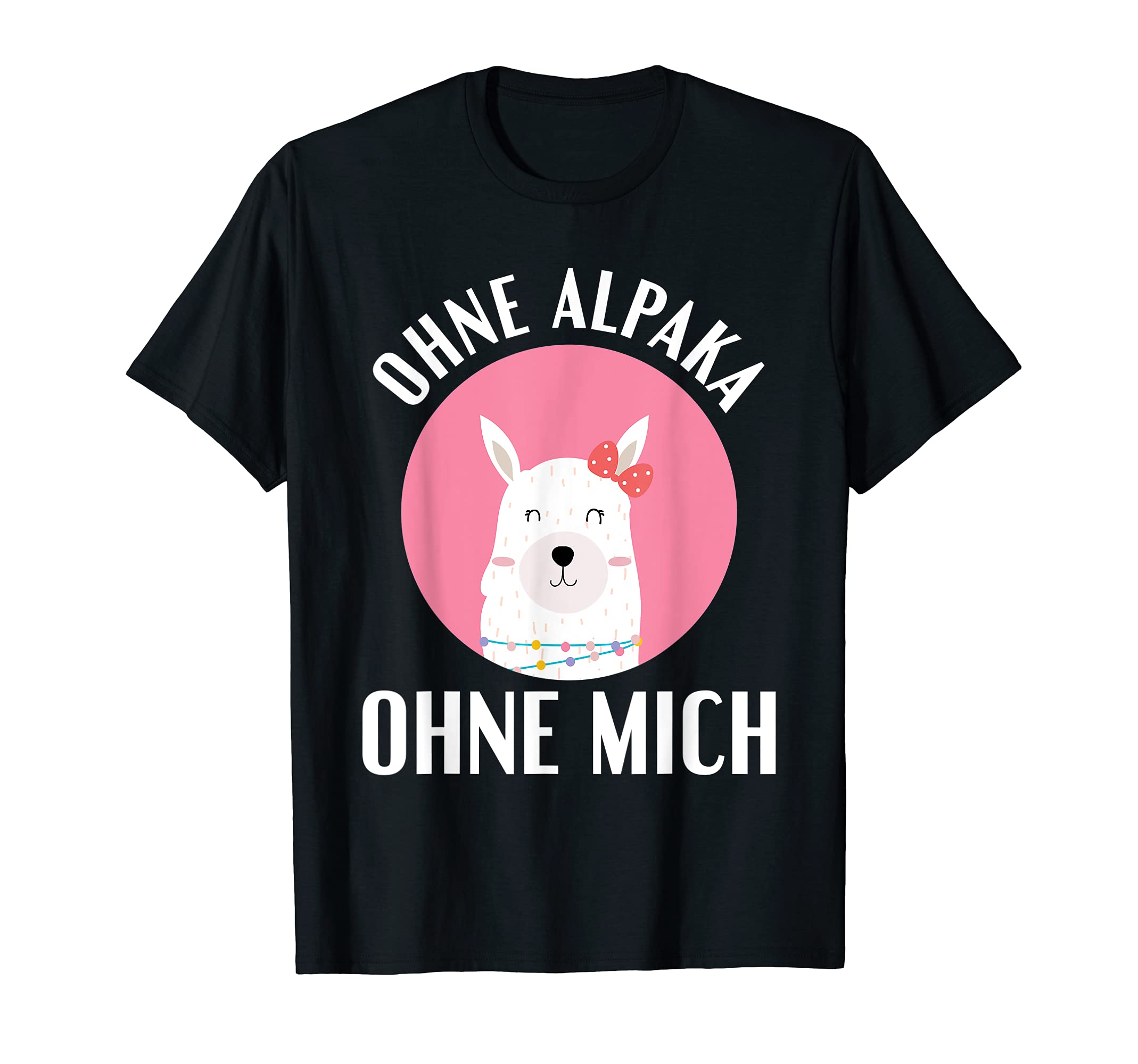 

Without Alpaca Without Me Funny Alpaca Design T-shirt