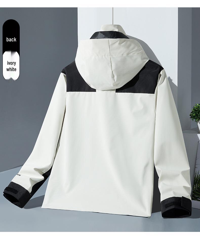 Autumn/Winter Outdoor Windproof Jacket: Women's Single Layer & Men's Three-in-One Set with Detachable Liner