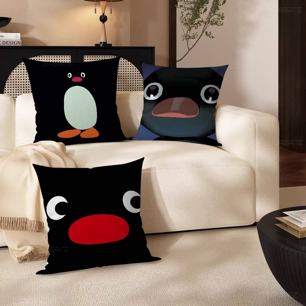 Cartoon Niedlich Pingu Pinguin Anime Kissenbezug Sofa Kissenbezug Heim Zimmer Dekoration Kinder Geschenk