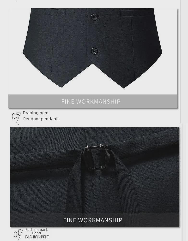 Men's Slim Korean Vest: Spring/Summer Business Casual Waistcoat